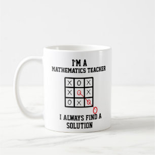 Taza De Café Soy un profesor de matemáticas, siempre encuentro 