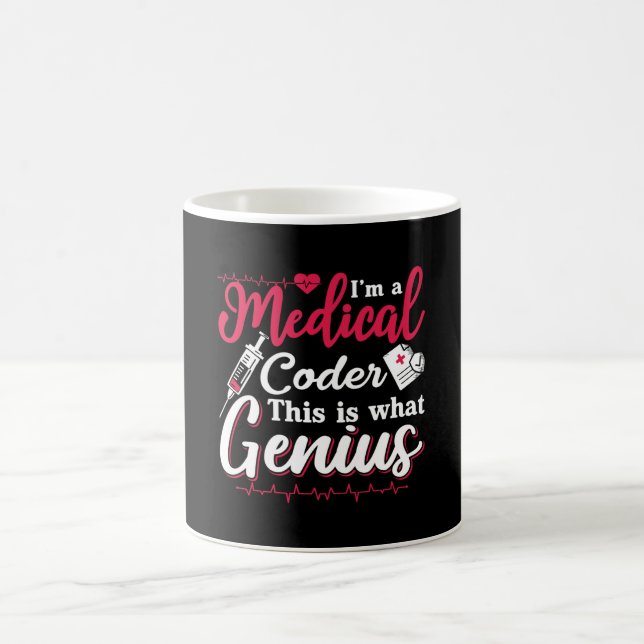 Taza De Café Soy un programador médico este programador de codi (Centro)