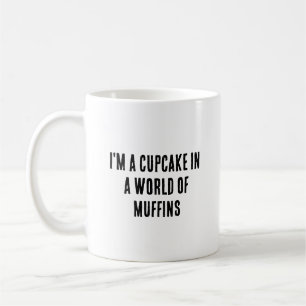 Taza De Café Soy un quequito en un mundo de muffins