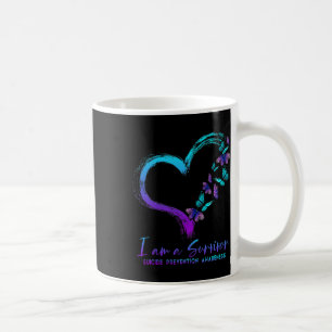 Taza De Café Soy Un Sobreviviente De La Prevención Del Suicidio