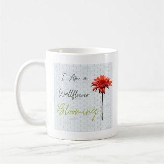 Taza De Café Soy un tazón de café floreciente