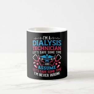 Taza De Café Soy un técnico de diálisis en tecnología de diális