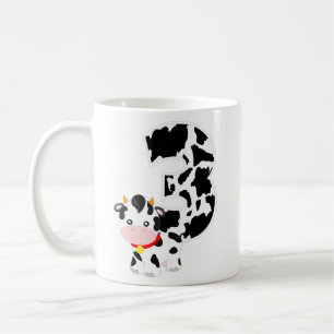 Taza De Café Soy un tema de la granja de vacas de tres años de