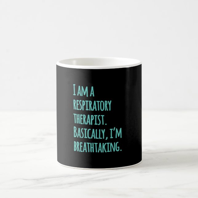 Taza De Café Soy un terapeuta respiratorio (Centro)