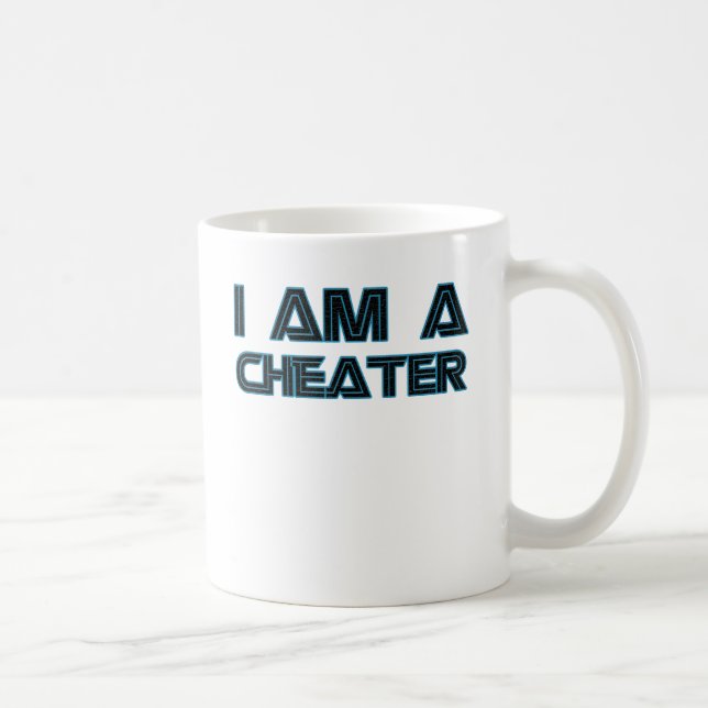 Taza De Café Soy un tramposo (Derecha)