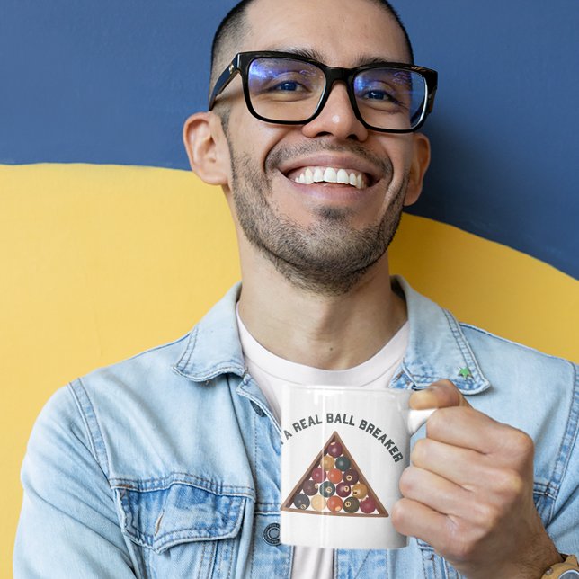 Taza De Café Soy un verdadero rompeolas de bolas de billar de B (Subido por el creador)