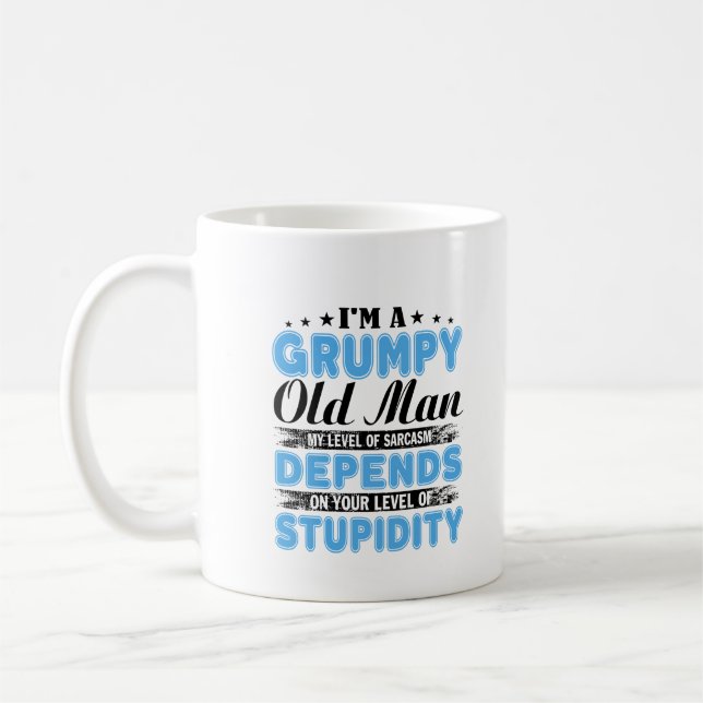 Taza De Café Soy un viejo gruñón (Izquierda)