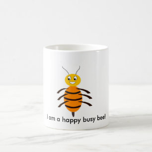 Taza De Café ¡Soy una abeja ocupada feliz!