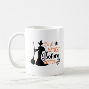 Taza De Café Soy Una Bruja Antes Del Café