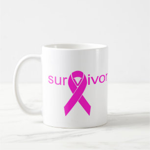 Taza De Café Soy una bruja superviviente del cáncer