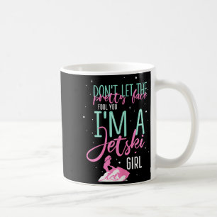Taza De Café Soy una chica de moto de agua divertida diciendo c
