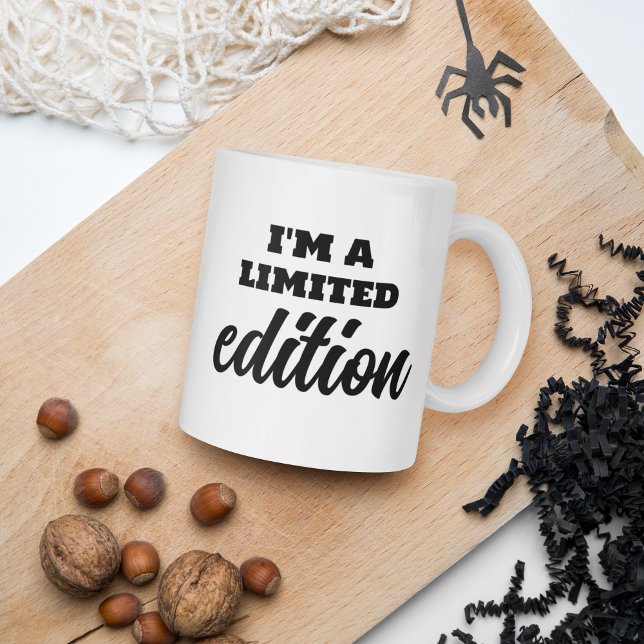 Taza De Café Soy una edición limitada negrita y afirmación de g (Subido por el creador)