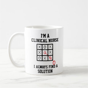 Taza De Café Soy una enfermera clínica siempre encuentro una so