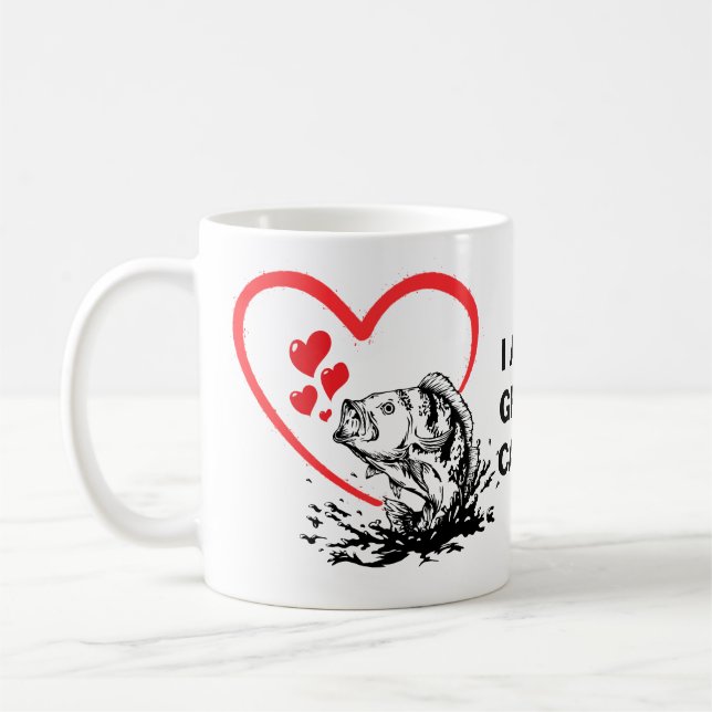 Taza De Café SOY UNA GRAN CAPTURA DE AMOR Pescando (Izquierda)