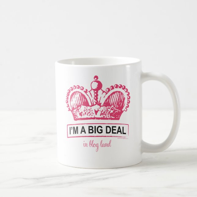 Taza De Café Soy una gran cosa en Blogland (Derecha)