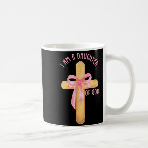 Taza De Café Soy una hija de Dios joven cristiana coqueta