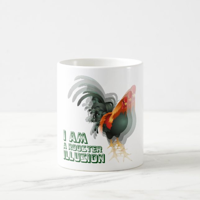 Taza De Café Soy una ilusión del gallo (Centro)