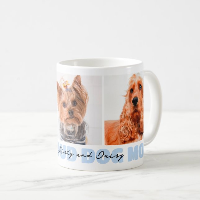 Taza De Café Soy una madre de perro orgullosa Personalizado 3 C (Anverso derecho)