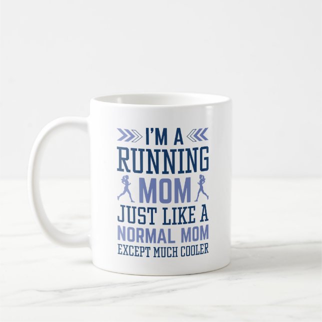 Taza De Café Soy una madre en ejecución (Izquierda)