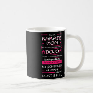 Taza De Café Soy una mamá de karate Día de las madres de artes 