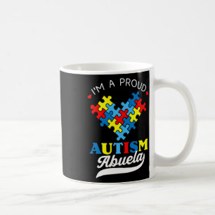 Taza De Café Soy una orgullosa abuela Conciencia del Autismo Ni