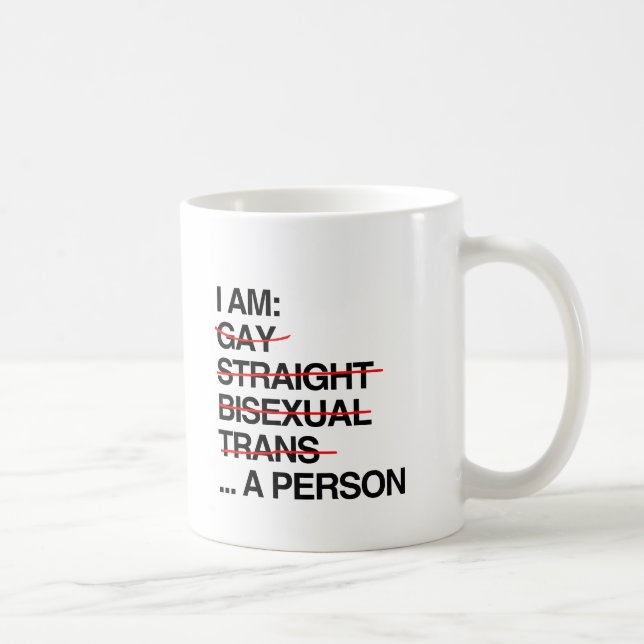 TAZA DE CAFÉ SOY UNA PERSONA (Derecha)