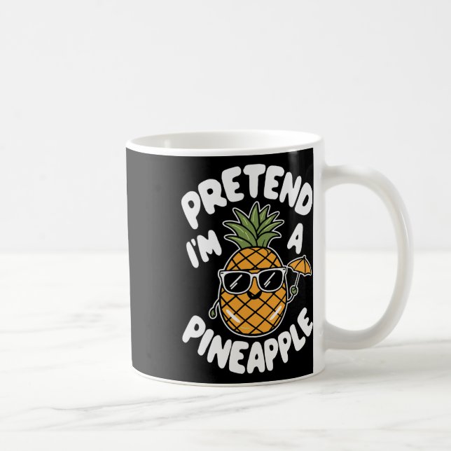 Taza De Café Soy una piña (Derecha)
