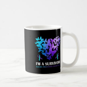 Taza De Café Soy una sobreviviente de la herramienta de prevenc