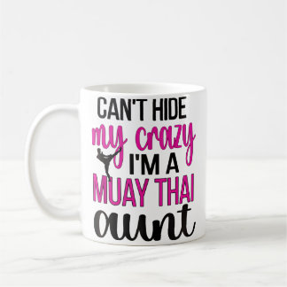 TAZA DE CAFÉ SOY UNA TÍA DE MUAY THAI TÍA DIVERTIDA LUCHADORA D
