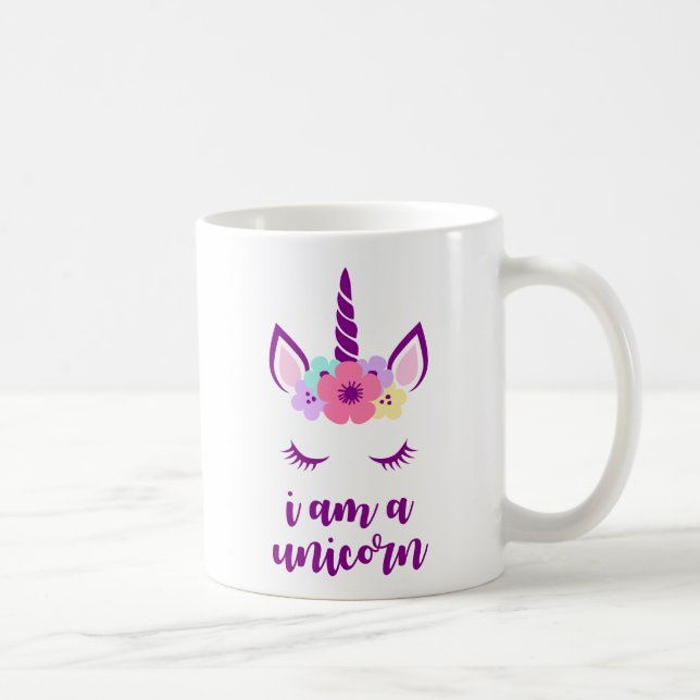 Taza De Café Soy Unicornio (Derecha)