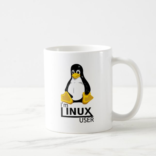 Taza De Café Soy usuario de Linux (Derecha)