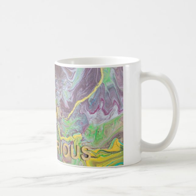 Taza De Café "Soy Victorius" Impresa Mug (Derecha)