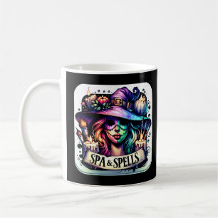 Taza De Café "Spa & Spells" Tee de Relajación de Brujas