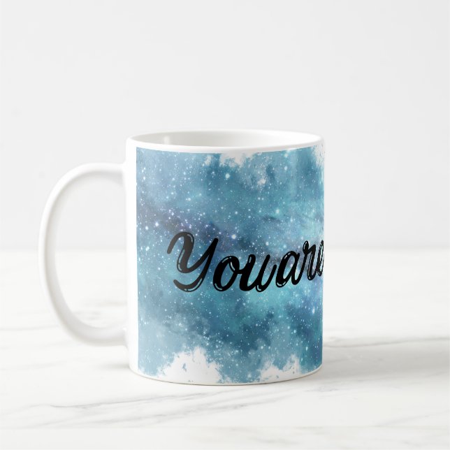Taza De Café Space Quote Mug (Izquierda)