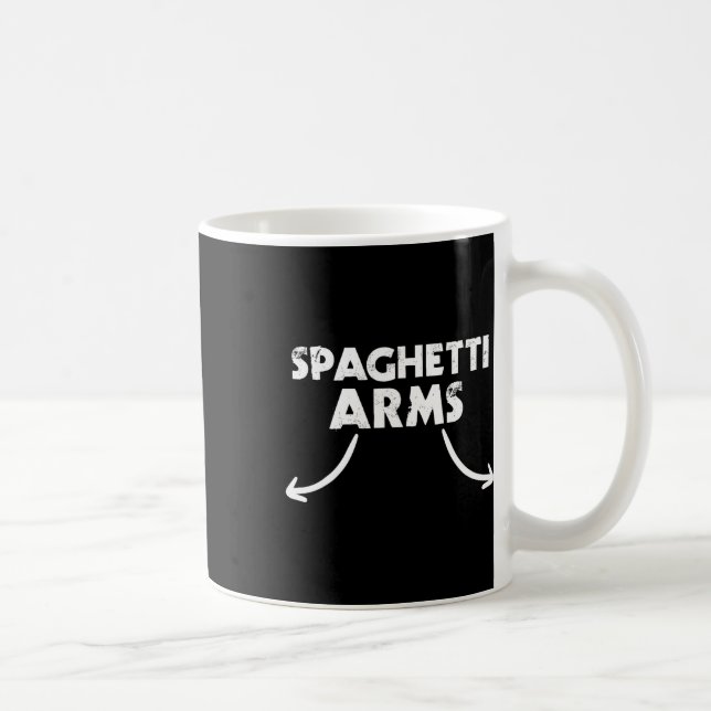 Taza De Café Spaghetti Arms Lifting Gym (Derecha)