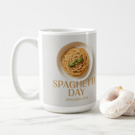Taza De Café Spaghetti Day January 4th Classic Mug