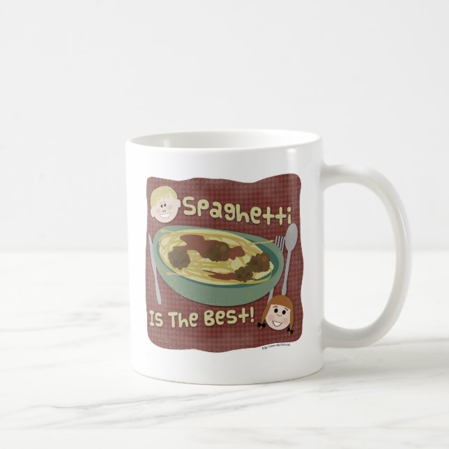 Taza De Café ¡Spaghetti es lo mejor! (Derecha)