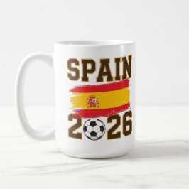 Taza De Café Spain 2026 Soccer Design