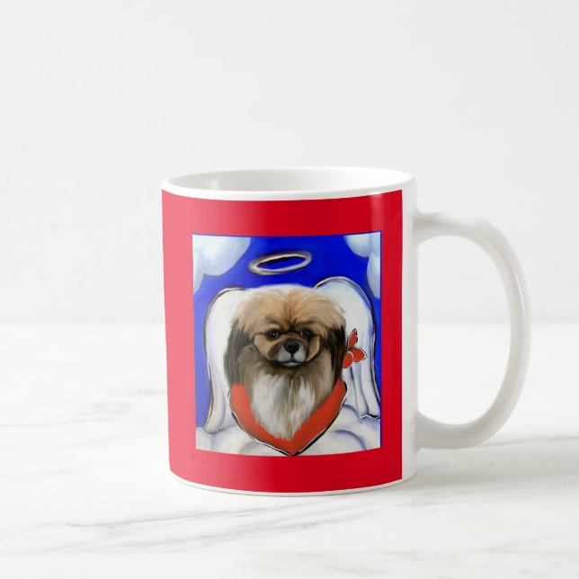 Taza De Café Spaniel Tibetano (Derecha)