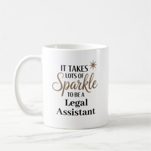 Taza De Café Sparkle Legal Assistant