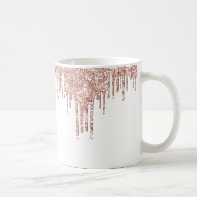 Taza De Café Sparkle Rosa (Derecha)