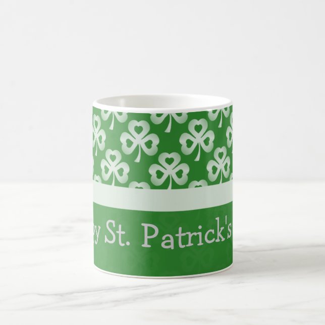 Taza De Café Sparkling Shamrock Mug (Centro)