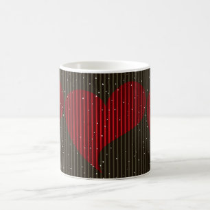 Taza De Café Sparkling Sparkling Valentines Heart