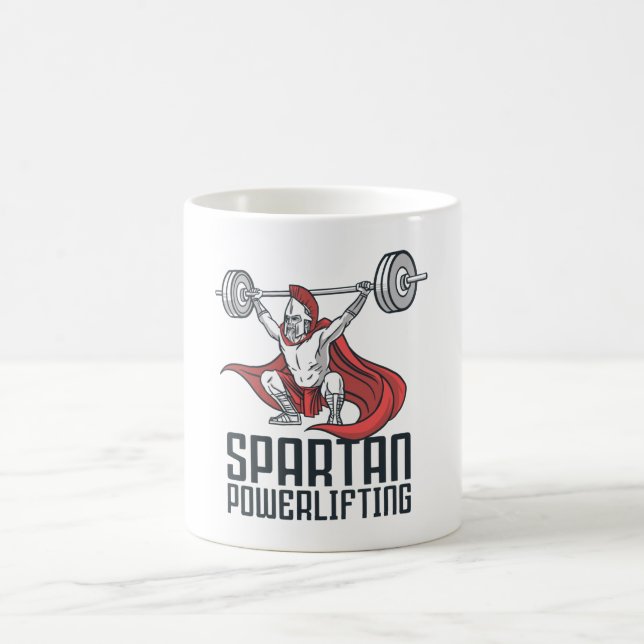 TAZA DE CAFÉ SPARTAN POWERLIFING (Centro)