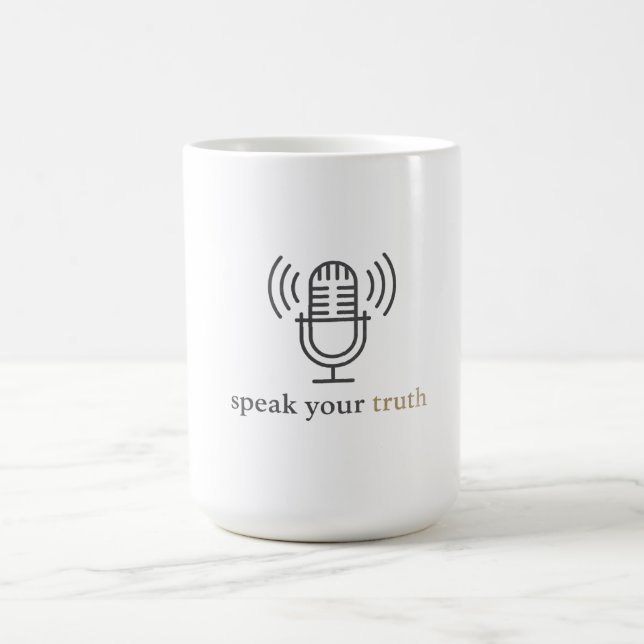 Taza De Café Speak Your Truth Formula  (Centro)