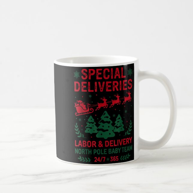 Taza De Café Special Deliveries Labor And Delivery Baby Nurse C (Derecha)