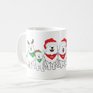 Taza De Café Special edition design featuring Aslan the samoyed