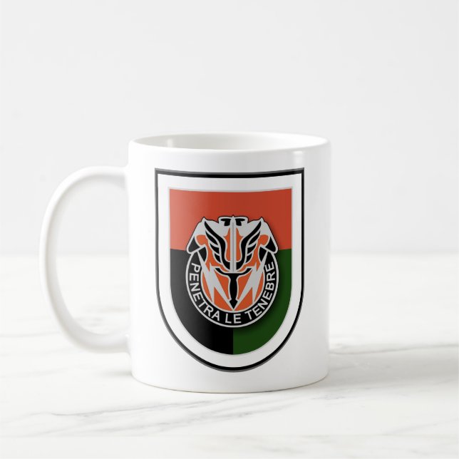 Taza De Café SpecOps Cmd - 112o Bn de la señal - 2 (Izquierda)