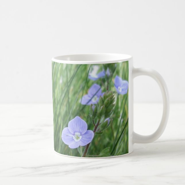 Taza De Café Speedwell Flowers Mug (Derecha)