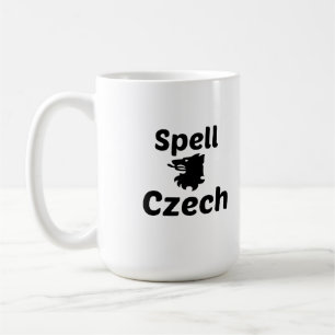 TAZA DE CAFÉ SPELL CZECH